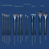 Eigshow Beauty Full JADE SERIES - 15 PCS MAKEUP BRUSH KIT - TOURMALINE BLUE